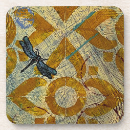 Marokkaanse Libel Harde plastic onderzetter