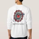 Marokkaanse Mandala Art Mok met Arabische kalligra Trui (Achterkant)