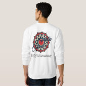 Marokkaanse Mandala Art Mok met Arabische kalligra Trui (Achterkant volledig)