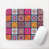Marokkaanse mandala kleurrijke etnische afkomst muismat (Met muis)