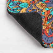 Marokkaanse mandala kleurrijke etnische afkomst muismat (Hoek)