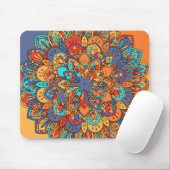 Marokkaanse mandala kleurrijke etnische afkomst muismat (Met muis)