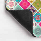 Marokkaanse mandala kleurrijke etnische afkomst muismat (Hoek)