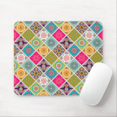 Marokkaanse mandala kleurrijke etnische afkomst muismat (Met muis)