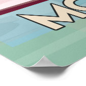 Marokkaanse marrakech-reisposter poster (Hoek)