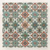 marokkaanse melodie glazen onderzetter (Voorkant)