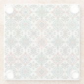 marokkaanse melodie glazen onderzetter (Achterkant)