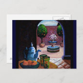 Marokkaanse mintthee briefkaart (Voorkant / Achterkant)