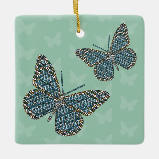 Marokkaanse Monarch Ornament (Voorkant)