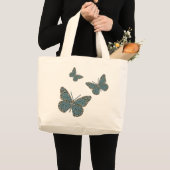 Marokkaanse Monarch Schoudertassen Grote Tote Bag (Voorkant (product))