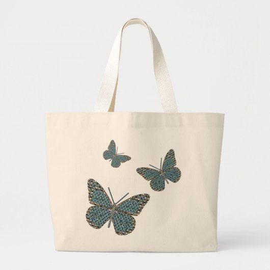 Marokkaanse Monarch Schoudertassen Grote Tote Bag (Voorkant)
