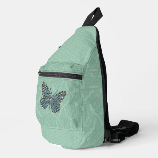 Marokkaanse monarch sling bag (Rechterhoek)