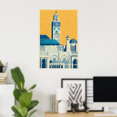 Marokkaanse Moskee Kunstprint Islamitisch Geometri Poster (Thuiskantoor)