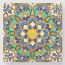 Marokkaanse mozaïek foto - stenen onderzetter