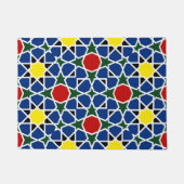 Marokkaanse Mozaïek Geometrisch Patroon ontwerp te Deurmat (Voorkant)