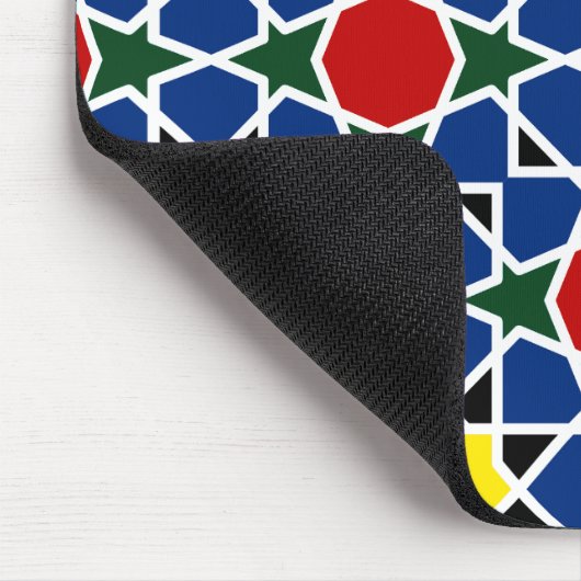 Marokkaanse Mozaïek Geometrisch Patroon ontwerp te Muismat (Hoek)