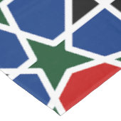 Marokkaanse Mozaïek Geometrisch Patroon ontwerp te Tafelkleed (Gekanteld)