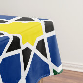 Marokkaanse Mozaïek Geometrisch Patroon ontwerp te Tafelkleed (Voorbeeld)