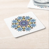 Marokkaanse mozaïek! Marokkaanse zellige Kartonnen Onderzetters (Schuin)
