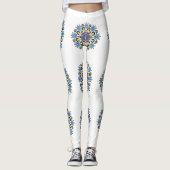 Marokkaanse mozaïek! Marokkaanse zellige Leggings (Voorkant)