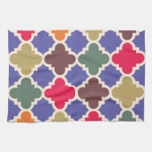 Marokkaanse mozaïek patroon keukenhanddoek (Horizontaal)