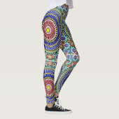 Marokkaanse mozaïek print Leggings (Rechts)