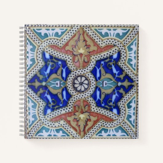 Marokkaanse mozaïek tegel foto - notitieboek (Voorkant)