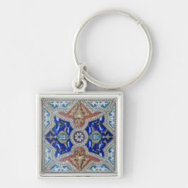 Marokkaanse mozaïek tegel foto - sleutelhanger