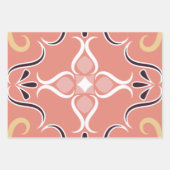 Marokkaanse Mozaïek Tegel Patronen Artwork Inpakpapier Vel (Voorkant)