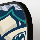 Marokkaanse mozaïeken pickleball paddle (Links Detail)