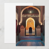 Marokkaanse mozaïekmoskee geometrische kunst Eid M Kaart (Voorkant / Achterkant)