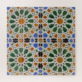 Marokkaanse mozaïekzaag Puzzle Legpuzzel (Horizontaal)