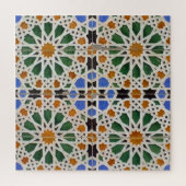 Marokkaanse mozaïekzaag Puzzle Legpuzzel (Verticaal)