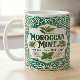 Marokkaanse Munt Thee Botanische Recept Koffiemok