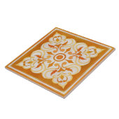 Marokkaanse oogst goudgeel tegeltje (Zijkant)