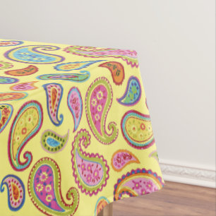 Marokkaanse Paisley Cute Colorful Birthday Party Tafelkleed