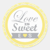 Marokkaanse Patroon Favor Stickers (Voorkant)