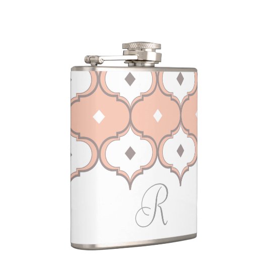 Marokkaanse patroonmonogram heupfles (Rechts)