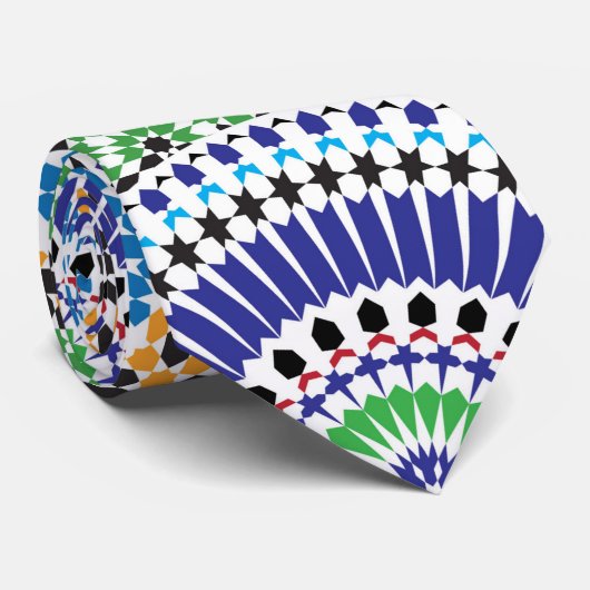 Marokkaanse patroonStropdas Stropdas (Opgerold)