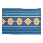 Marokkaanse pauw tinten kussensloop (Achterkant)