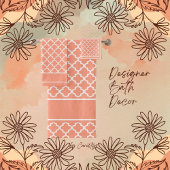 Marokkaanse peach roze Blush en White Bath Towel S Bad Handdoek