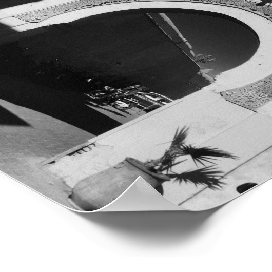 Marokkaanse poort poster (Hoek)