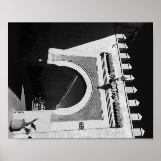 Marokkaanse poort poster (Voorkant)