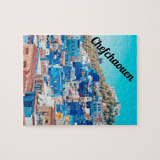 Marokkaanse puzzel legpuzzel (Horizontaal)