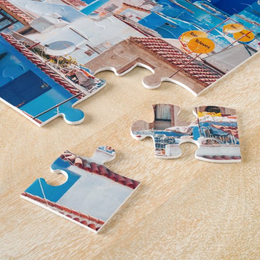 Marokkaanse puzzel legpuzzel (Zijkant)