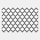 Marokkaanse Quatrefoil DIY Kleuren Inpakpapier Vel (Voorkant 3)