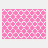 Marokkaanse Quatrefoil DIY Kleuren Inpakpapier Vel (Voorkant 2)