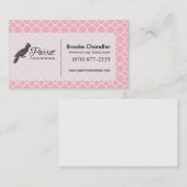 Marokkaanse Quatrefoil KIEST UW ACHTERGRONDKLEUR A Visitekaartje (Voorkant / Achterkant)