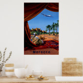 Marokkaanse reisposter. poster (Keuken)