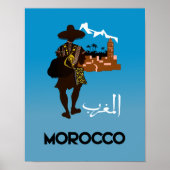 Marokkaanse reisposter. poster (Voorkant)